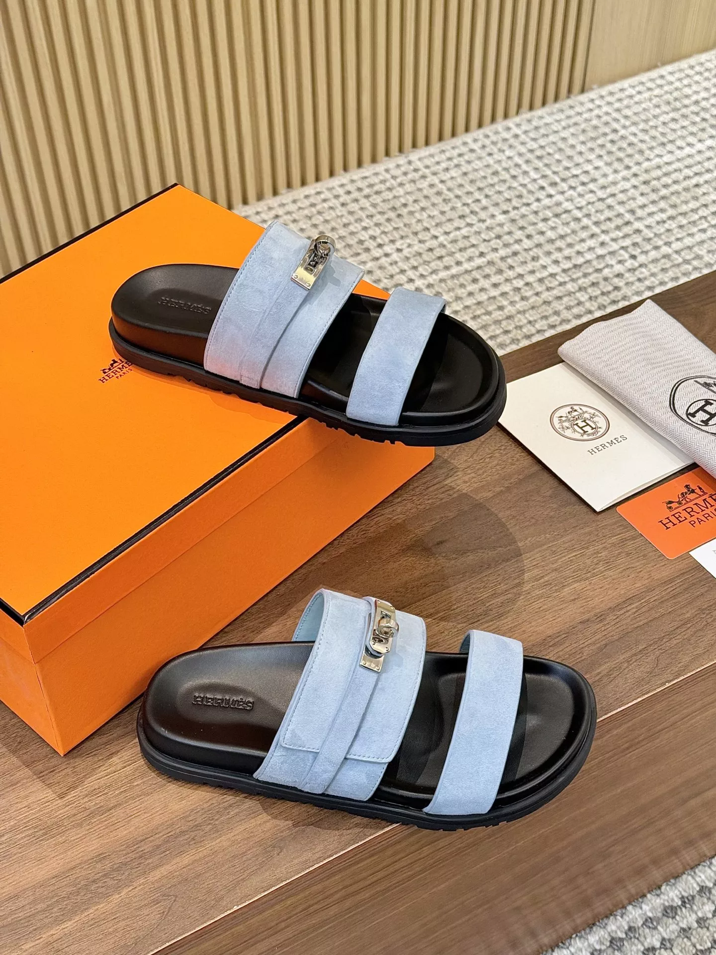 hermes chaussons pour homme s_12a262b2